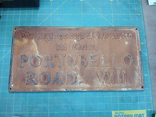Vintage cast iron london - iron, w.11