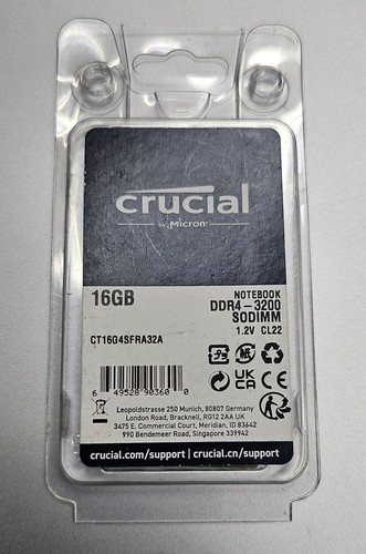 Crucial 16gb ddr4 pc4 3200 - ddr4,