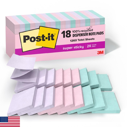 Post 100 recycled - post-it, paper