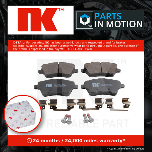 Brake pads set fits ford - pads,