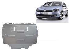 Aluminum sump guard for VW