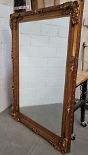Gold Large Carved Wall Mirror Leaner Louis Shabby Chic 175x123cm