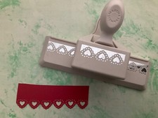 Martha Stewart Dotted Valentine Love Lace Heart edge Border Card Craft Punch