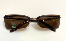 SILHOUETTE Unisex Sunglasses-model 8596-40-6131-Titanium-Bronze Frame/Amber lens