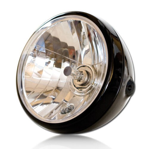 Headlight nevo h4 black - nevo,