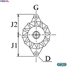 ALTERNATOR F 032 116 107 FOR