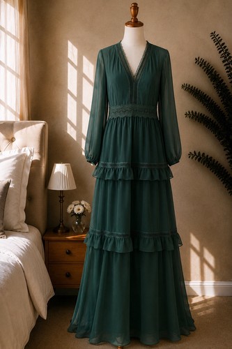 True decadence green maxi - green,