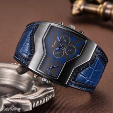 OULM Big Face Dual Time Zone