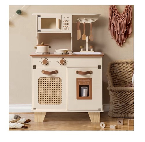 Robotime wooden play - wooden, kitchen