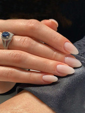 24Pcs Almond Pink & Nude Press On Nails | Medium False Nails | Party & Daily