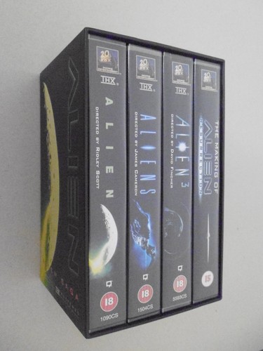 Alien saga vhs - saga-vhs, box