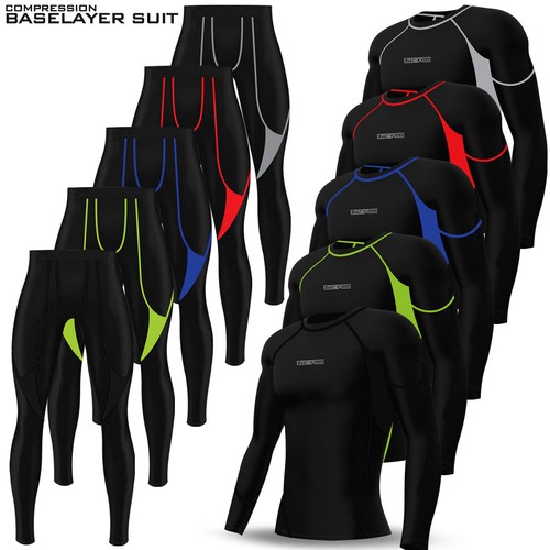 Mens compression top tights - top, &