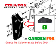 Genuine Countax D1850 BELT GUARD  Powered Grass Collector Side COVER 148005400