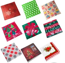 Christmas Table Napkins Paper Serviettes Party Event Catering Tableware Beverage