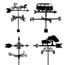 Charming Vintage Style Weather Vane in Robust Metal for Accurate Wind Readings