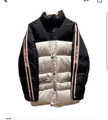 Gucci web stripe puffer jacket - puffer,