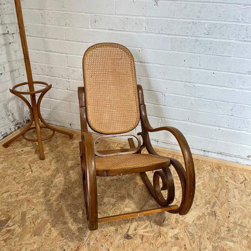 Vintage bentwood rocking chair - bentwood,