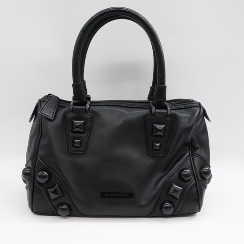 Burberry black leather stud - burberry,