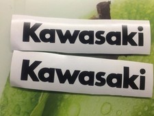 KAWASAKI TANK FAIRING DECAL STICKER X2