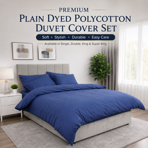 Duvet cover set polycotton - duvet,