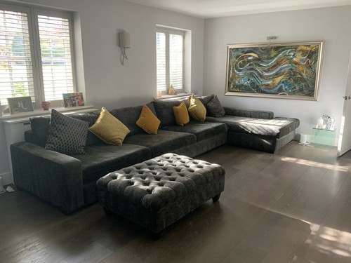 Fabirc seater sofa - seater,