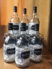 The Kraken Rum 75 Cl Empty Bottles And Tops X 6