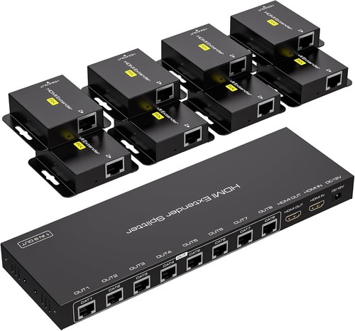 1x8 hdmi splitter extender - hdmi,