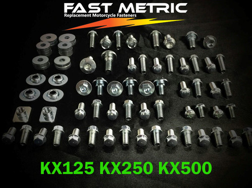 Kawasaki 96pc hardware - kawasaki, kx