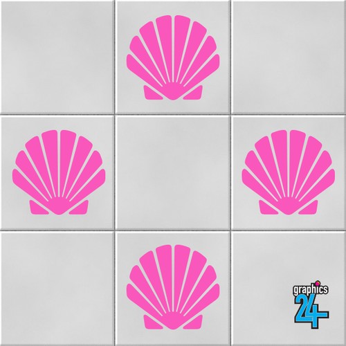 Shells vinyl wall - shells,