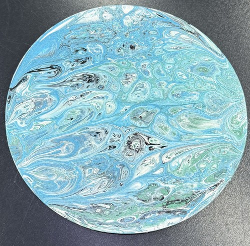 Original acrylic paint pouring - original,
