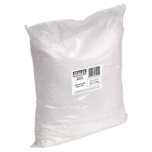 Sealey blasting soda 25kg - blasting,