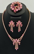 Vintage Pink Rhinestone