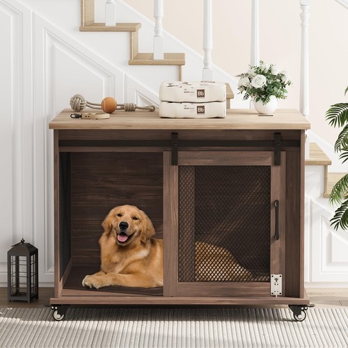 Farmhouse dog crate - 37",