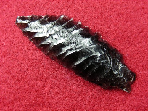 Obsidian stemmed lance - obsidian,