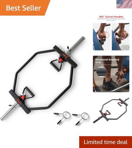 Ergonomic olympic hex bar - olympic,