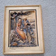 VINTAGE ORIGINAL  1930s "ARTHUR OSBORNE" IVOREX  PLAQUE. "LITTLE NELL" 8" x 6".