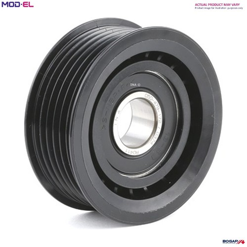 Deflectionguide pulley vribbed - pulley,
