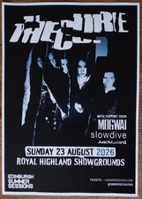 THE CURE concert poster –