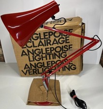 Original 1970s RED Anglepoise Herbert Terry Desk Work Lamp Model 90 BOXED VGC