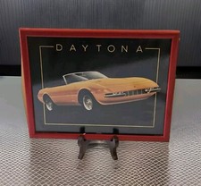 Ferrari Daytona Sports Car Luxury Car Racing Car Wall Art Home - POSTER Framed