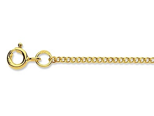 9ct yellow gold curb chain - 9ct,