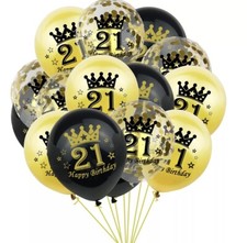 21st Happy Birthday Balloons