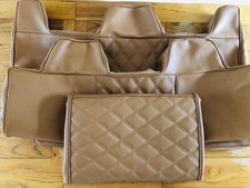 Vw T25 T3 Seat Covers & Rock & Roll Bed Covers Full Set Jaguar Cinamon