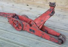 Vintage 1920s Harvey Frost 1 Ton Large Mechanical Floor Garage Jack Man Cave Den