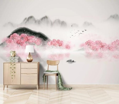 Lake boat r26377 wallpaper - 3d,