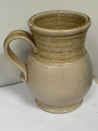 Studio pottery salt glazed mug - studio,