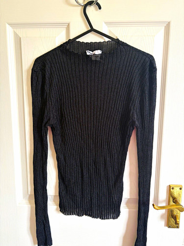 Primark rita ora black ribbed - ora,