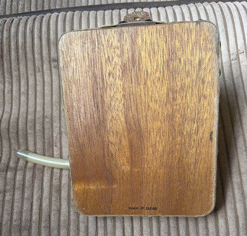 Wooden yellow leather - wooden,