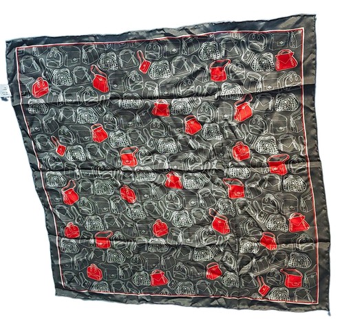 Silk satin square - silk,