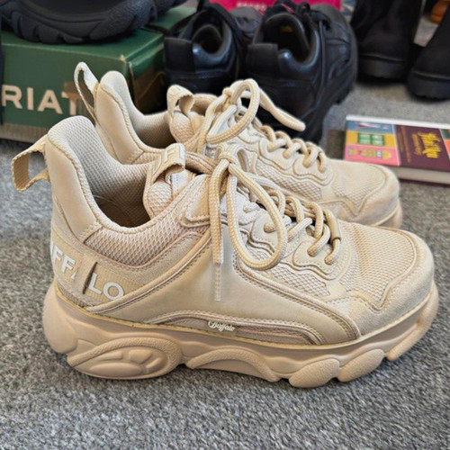 Buffalo london beige - beige, lace-up